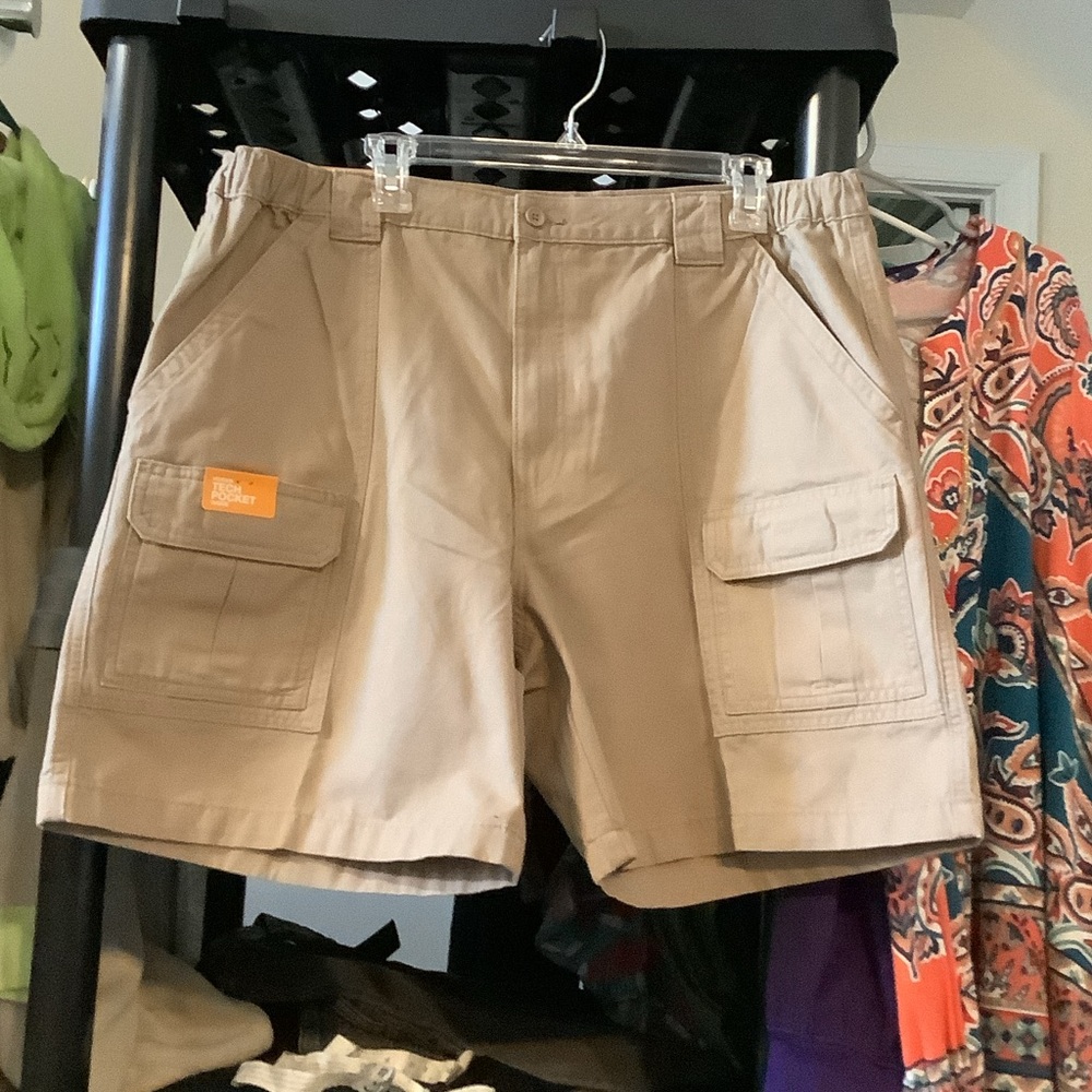 Savane Tan Cargo hiking Shorts for Men, heavy duty
